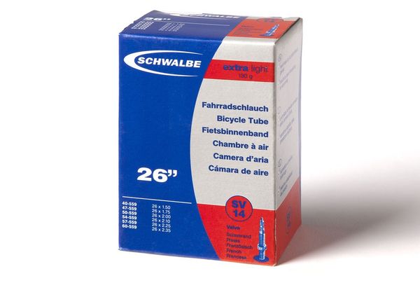 Duša Schwalbe (26")40/60-559 Extra light GV 40mm  Nr.14